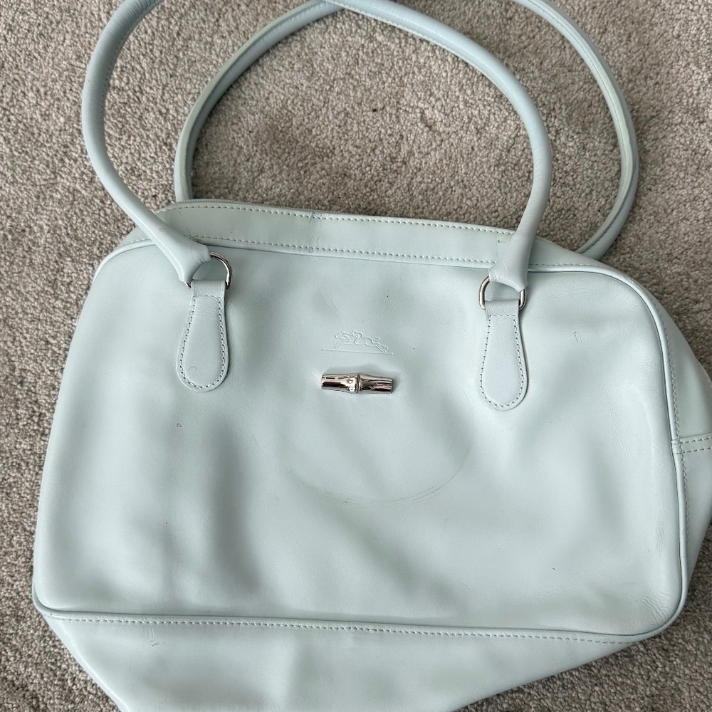 Light Blue Longchamp Purse